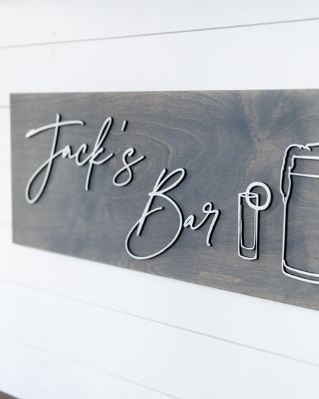 Bar Decor - Small Town Timbers