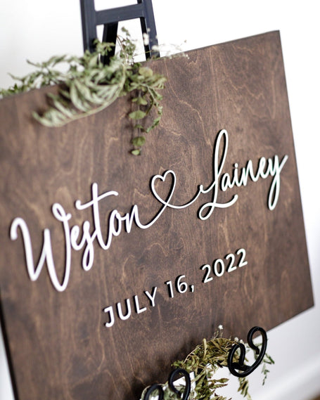 Wedding Signs - Small Town Timbers