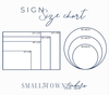 DANIEL + HEATHER WEDDING WELCOME SIGN - Small Town Timbers