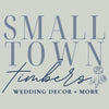 DANIEL + HEATHER WEDDING WELCOME SIGN - Small Town Timbers
