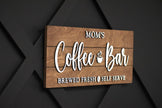 The Larkspur | Mom's Coffee Bar by Small Town Timbers