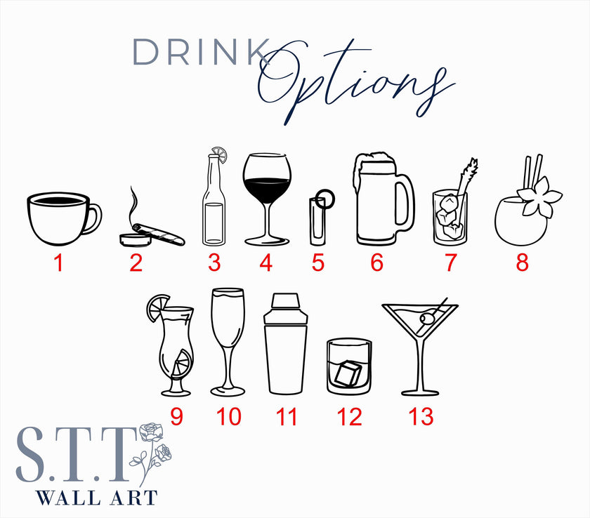 The Wisteria Dock | Coffee Till Cocktails Sign by Small Town Timbers