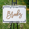 The Lockhart | 3D Wood Wedding Welcome Sign by Small Town Timbers