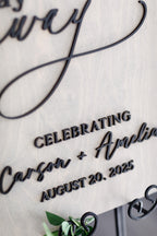 The Emerson | 3D Wood Wedding Welcome Sign by Small Town Timbers