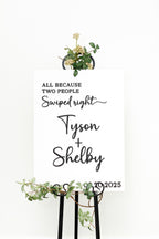 The Lilac Dunes | 3D Wood Wedding Welcome Sign by Small Town Timbers