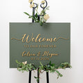 The Aspen | 3D Wood Wedding Welcome Sign by Small Town Timbers
