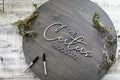 The Chandler | 3D Wood Guest Book Sign by Small Town Timbers