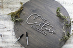 The Chandler | 3D Wood Guest Book Sign by Small Town Timbers