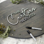 The Chandler | 3D Wood Guest Book Sign by Small Town Timbers