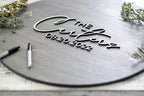 The Chandler | 3D Wood Guest Book Sign by Small Town Timbers
