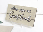 The Sandpiper | 3D Wood Guest Book Sign by Small Town Timbers