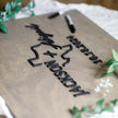 The Lone Star | 3D Wood Guest Book Sign by Small Town Timbers