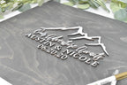The Ridgeline | 3D Wood Guest Book Sign by Small Town Timbers