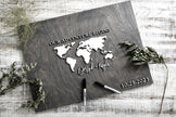 The Voyager | 3D Wood Guest Book Sign by Small Town Timbers