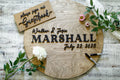 The Gilded Corner | 3D Wood Guest Book Sign by Small Town Timbers