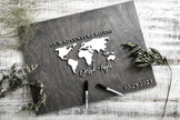 The Atlas | 3D Wood Guest Book Sign by Small Town Timbers