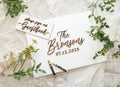 The Keaton | 3D Wood Guest Book Sign by Small Town Timbers