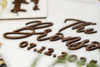 The Keaton | 3D Wood Guest Book Sign by Small Town Timbers