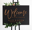 The Juliet | 3D Wood Wedding Welcome Sign by Small Town Timbers