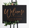 The Juliet | 3D Wood Wedding Welcome Sign by Small Town Timbers