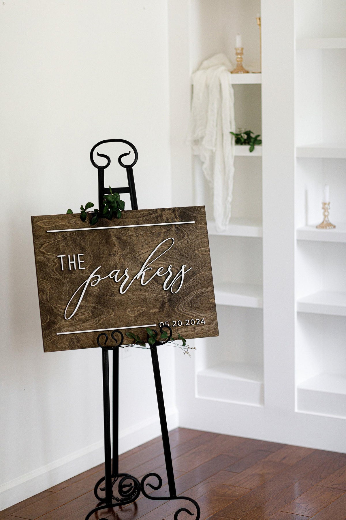 The Inglewood | 3D Wood Wedding Welcome Sign by Small Town Timbers