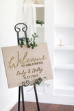 The Daisy Park | 3D Wood Wedding Welcome Sign by Small Town Timbers