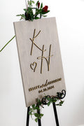 The Bancroft | 3D Wood Wedding Welcome Sign by Small Town Timbers