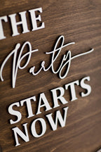 The Dalton | 3D Wood Wedding Welcome Sign by Small Town Timbers