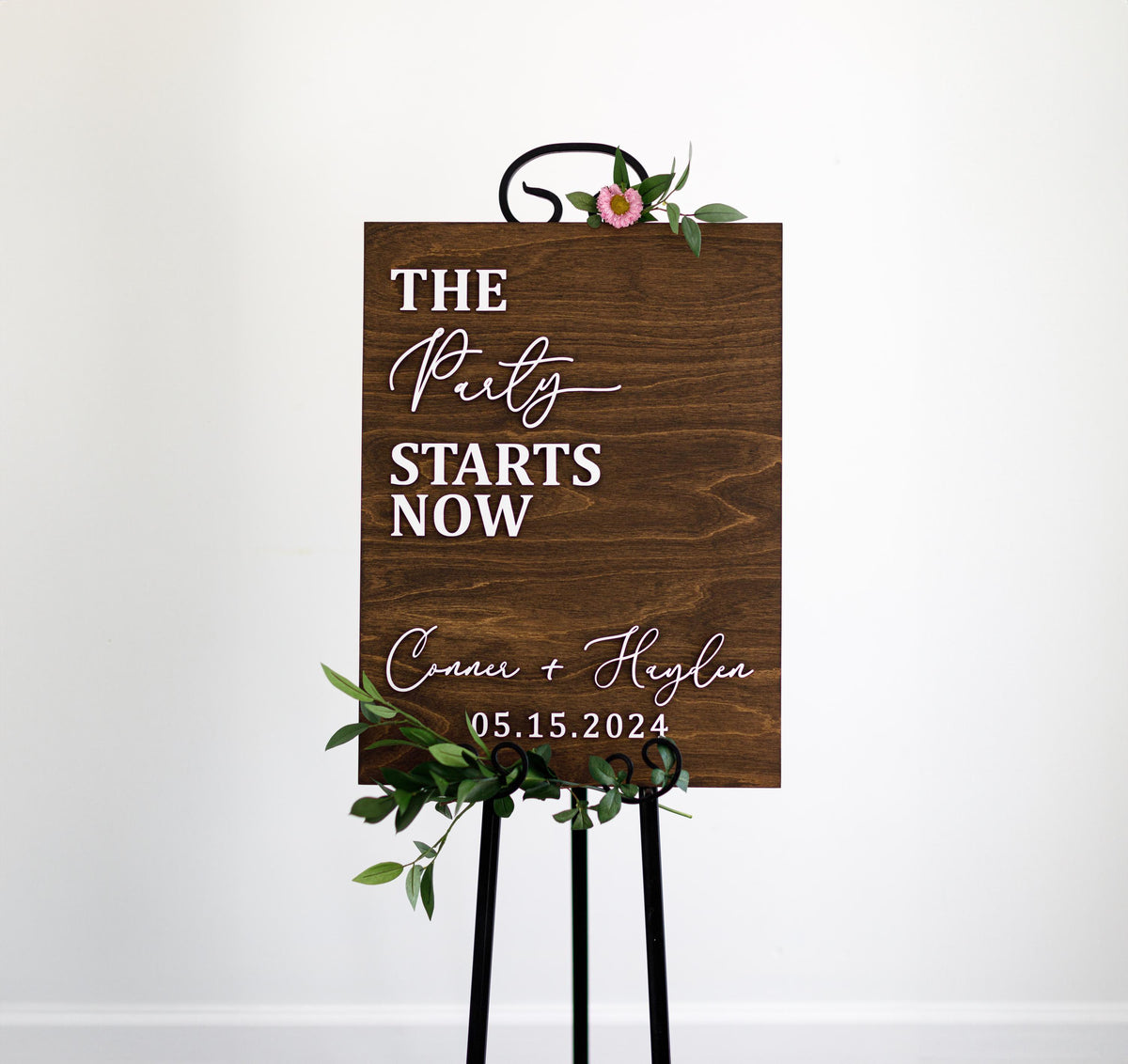 The Dalton | 3D Wood Wedding Welcome Sign by Small Town Timbers