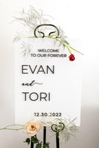 The Holloway | 3D Wood Wedding Welcome Sign by Small Town Timbers