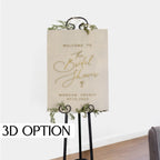 The Brighton | 3D Wood Wedding Welcome Sign by Small Town Timbers