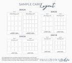 The Oakmont | Wood Seating Chart Sign by Small Town Timbers