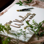 The Finley | 3D Wood Guest Book Sign by Small Town Timbers