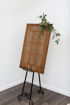 The Wynn | Wood Seating Chart Sign by Small Town Timbers
