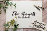 The Juniper | 3D Wood Guest Book Sign by Small Town Timbers