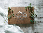 The Ridgeline | 3D Wood Guest Book Sign by Small Town Timbers