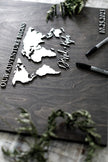 The Voyager | 3D Wood Guest Book Sign by Small Town Timbers