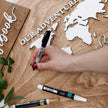 The Atlas | 3D Wood Guest Book Sign by Small Town Timbers