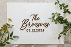 The Keaton | 3D Wood Guest Book Sign by Small Town Timbers