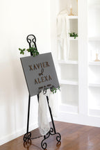 The Hillcrest | 3D Wood Wedding Welcome Sign by Small Town Timbers