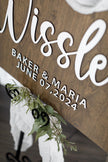 The Noelle | 3D Wood Wedding Welcome Sign by Small Town Timbers