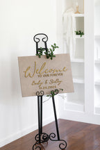 The Heather | 3D Wood Wedding Welcome Sign by Small Town Timbers