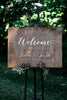 The Briar Lane | 3D Wood Wedding Welcome Sign by Small Town Timbers