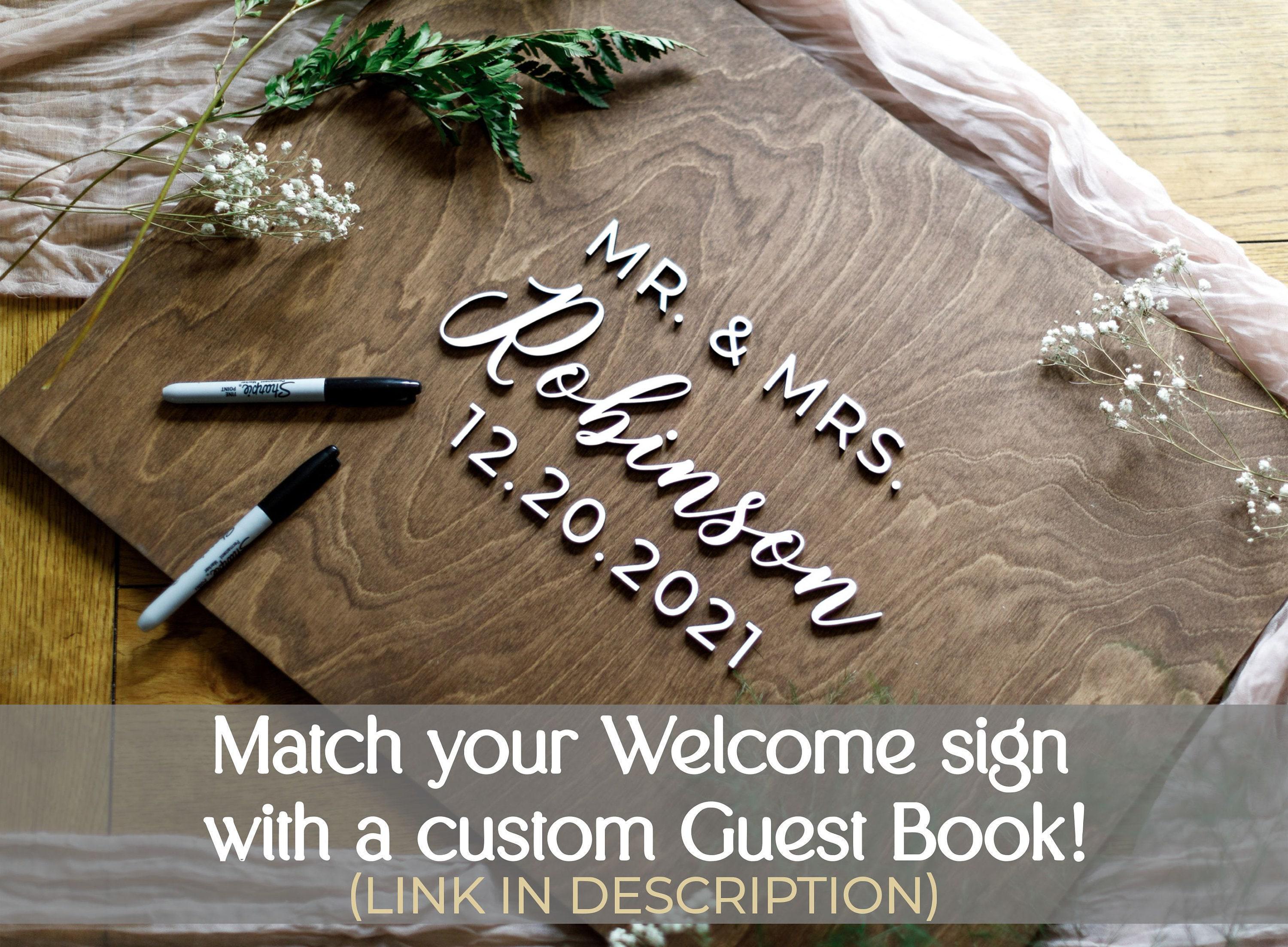 The Briar Lane | 3D Wood Wedding Welcome Sign by Small Town Timbers