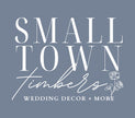 The Briar Lane | 3D Wood Wedding Welcome Sign by Small Town Timbers