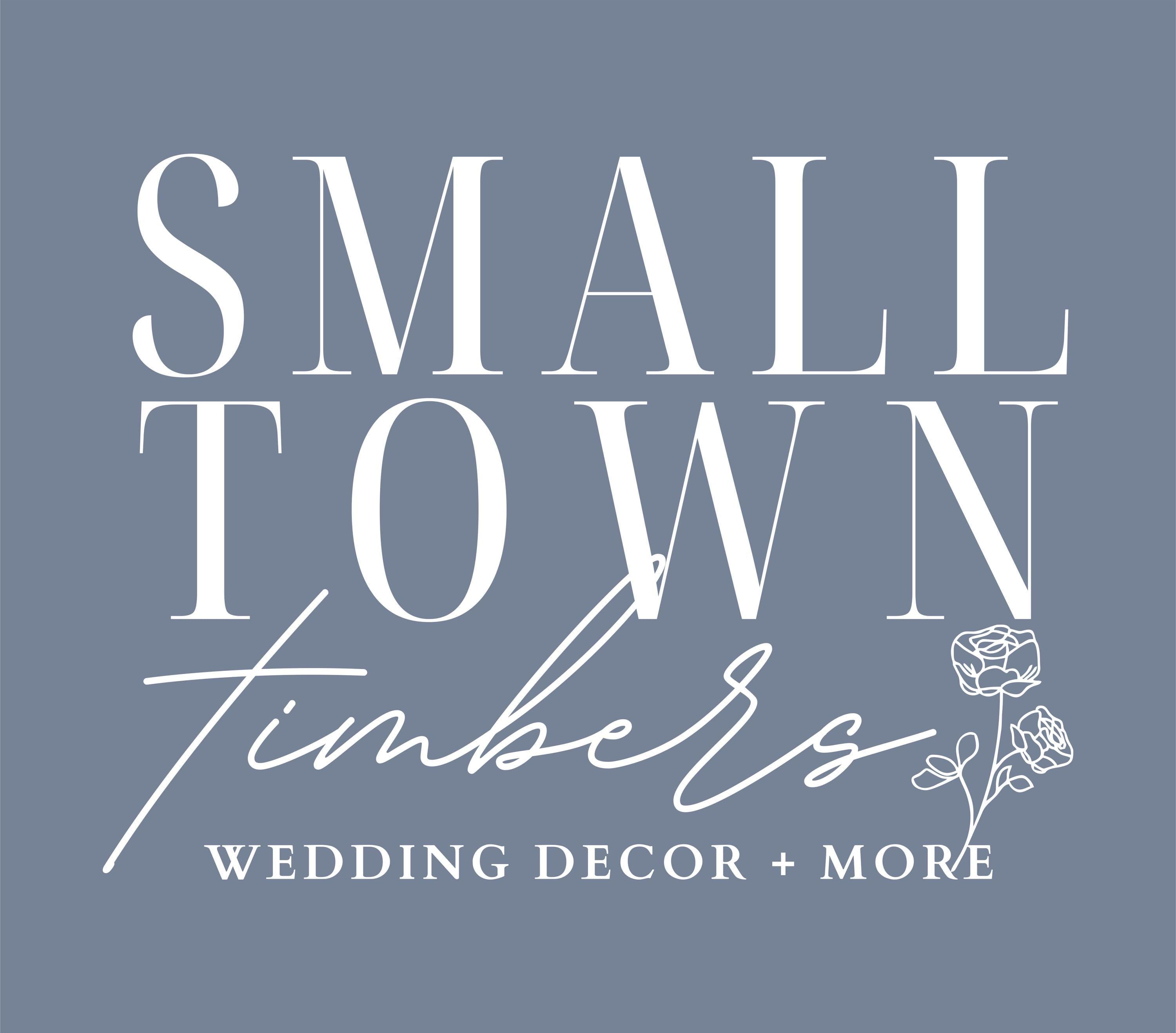 The Briar Lane | 3D Wood Wedding Welcome Sign by Small Town Timbers