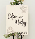 The Gregory | 3D Wood Wedding Welcome Sign by Small Town Timbers