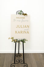 The Lexington | 3D Wood Wedding Welcome Sign by Small Town Timbers