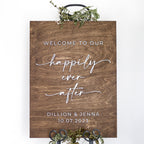The Paisley | 3D Wood Wedding Welcome Sign by Small Town Timbers