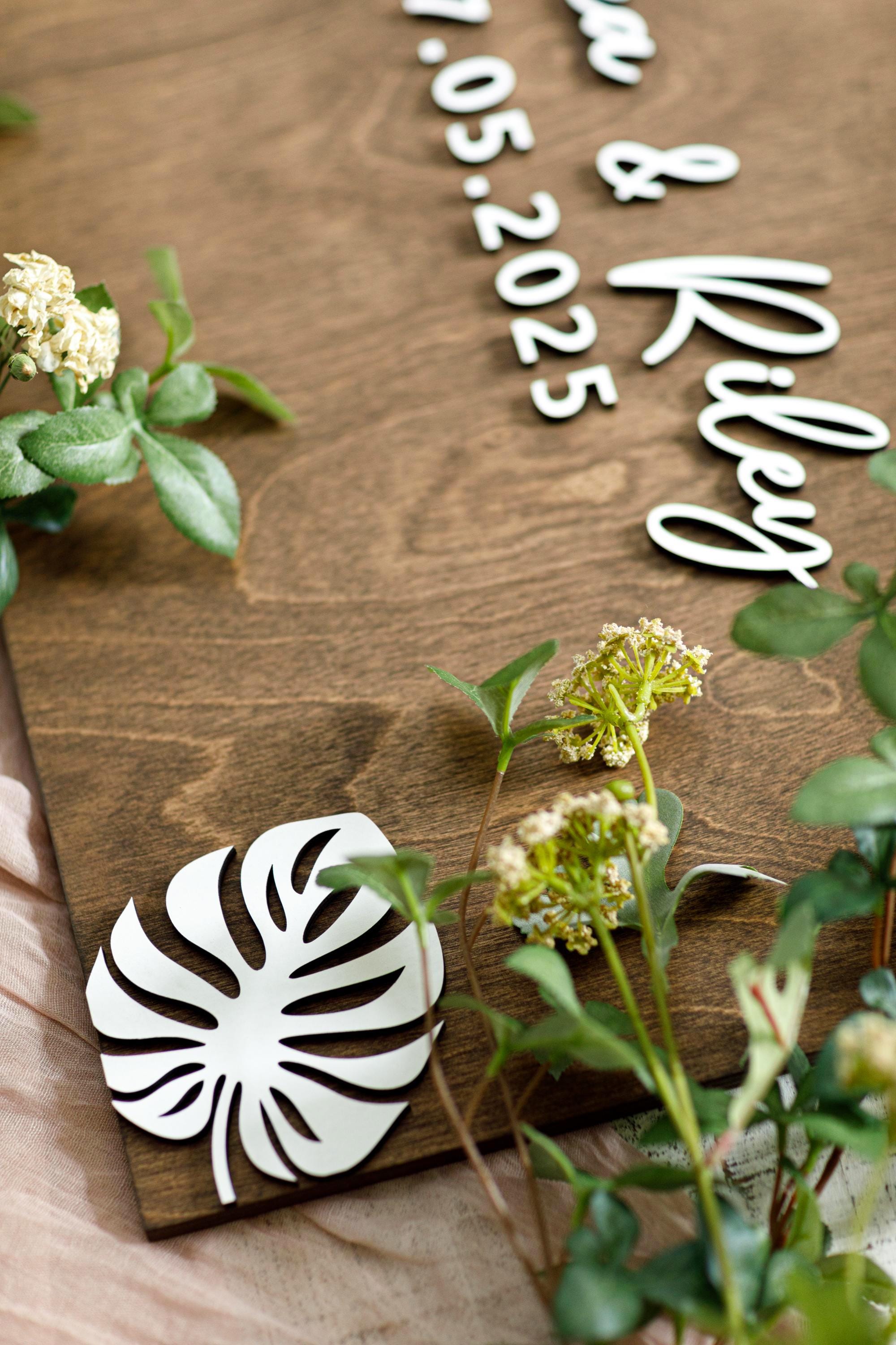 The Seaside | 3D Wood Guest Book Sign by Small Town Timbers